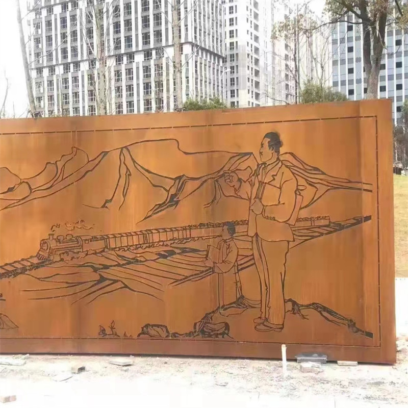 耐候鋼幕墻板景墻